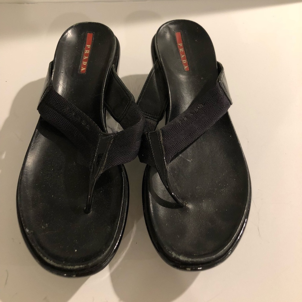 Prada flip flops
